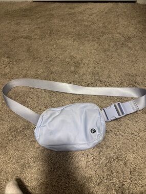 lululemon athletica Light Blue Crossbody Belt Bag